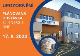 Pardubickou nemocnici opět omezí odstávka elektrické energie. ČEZ bude 17. 8. měnit zařízení trafostanice